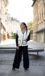 Gilet Blanc Couture