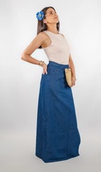 Jupe longue - Jean Brute