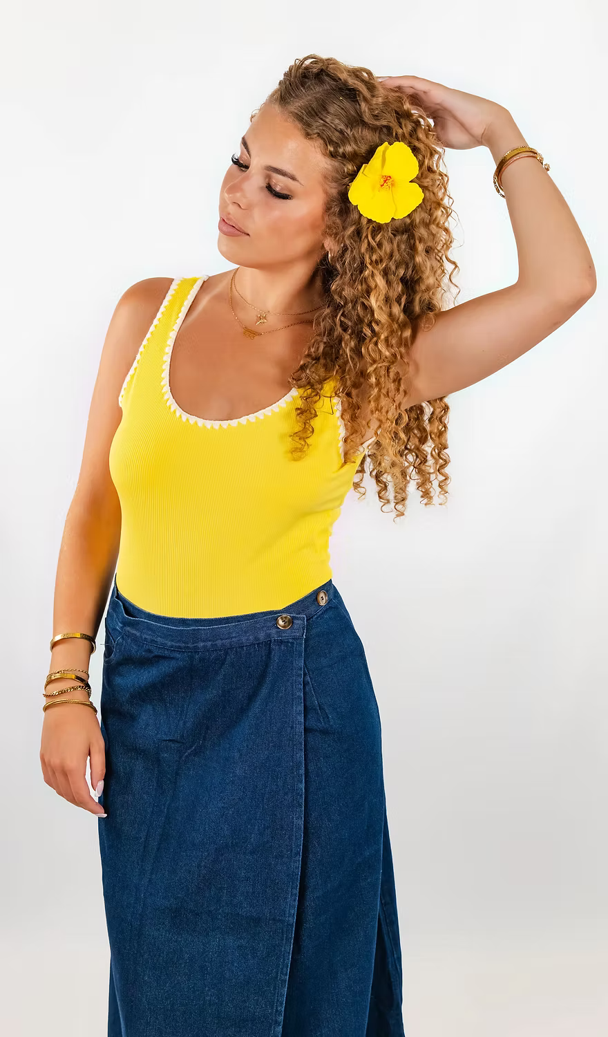 Jupe longue - Jean Brute