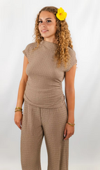 Ensemble 2 Pièces – Dune Plissé